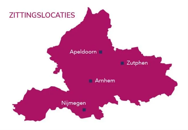 rechtbank gelderland arondissement zittingslocaties