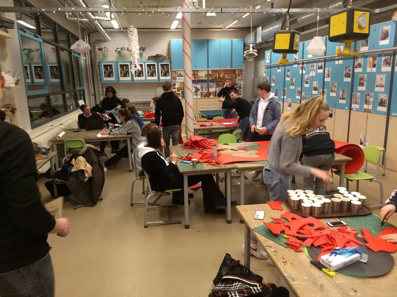 takcollegevoorbereidingen kar optocht