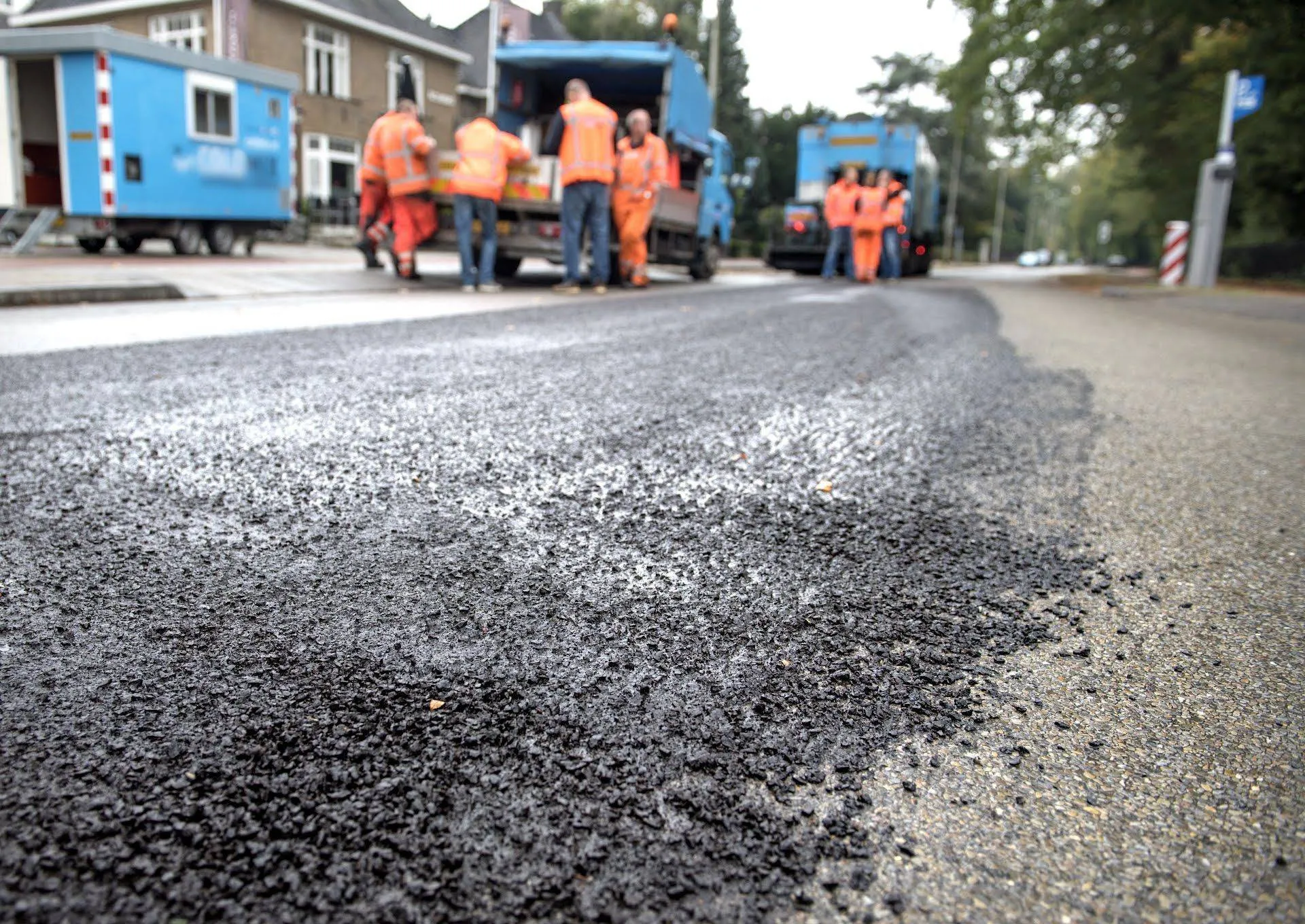 Stalslakken voor bouw van wegen. Gemeente Arnhem