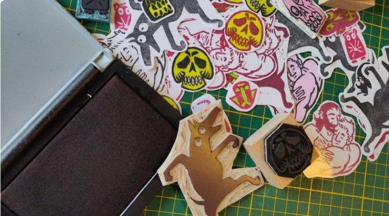 Stempels en stickers maken