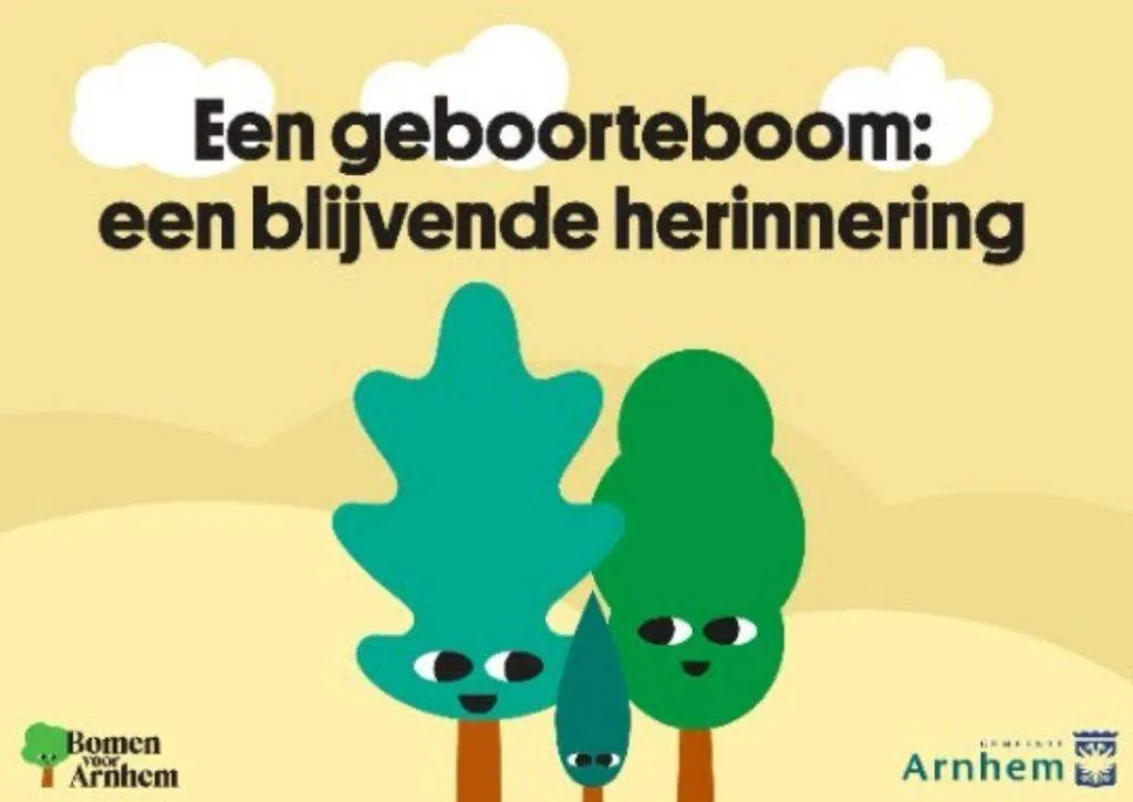 Geboorteboom voor de geboorte van iedere nieuwe Arnhemmer - Gemeente Arnhem
