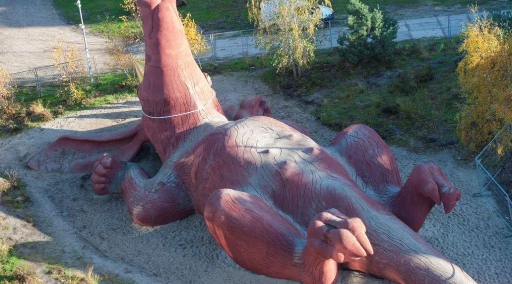 Het Feestaardvarken verhuist naar park Sonsbeek.gemeente Arnhem