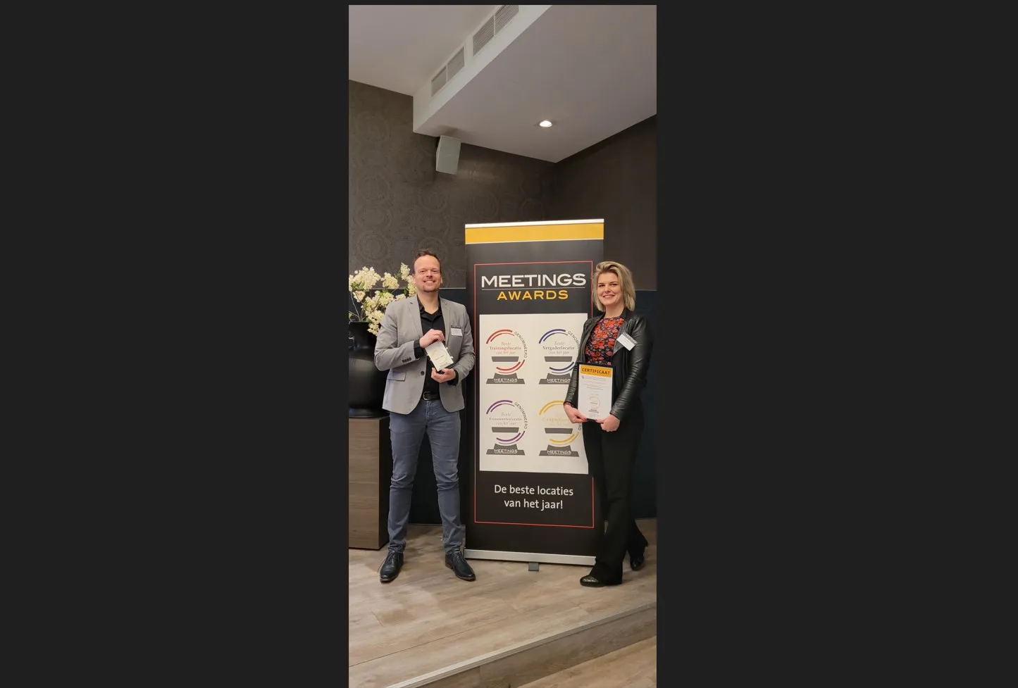 prijsuitreiking de bonte wever assen meetings zilveren award