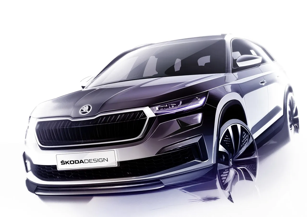 210330 skoda kodiaq sketch exterior 1