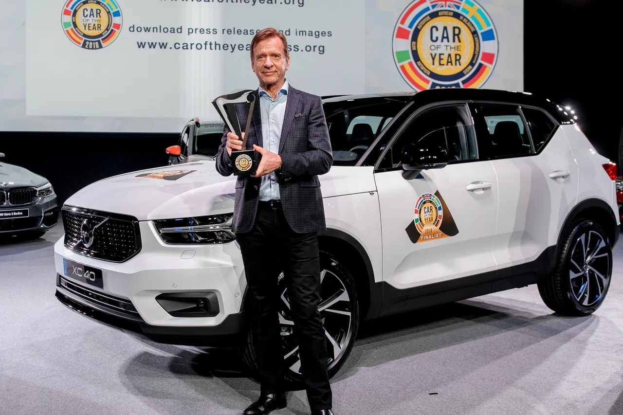 226138 volvo car group president ceo h kan samuelsson at the european car of the