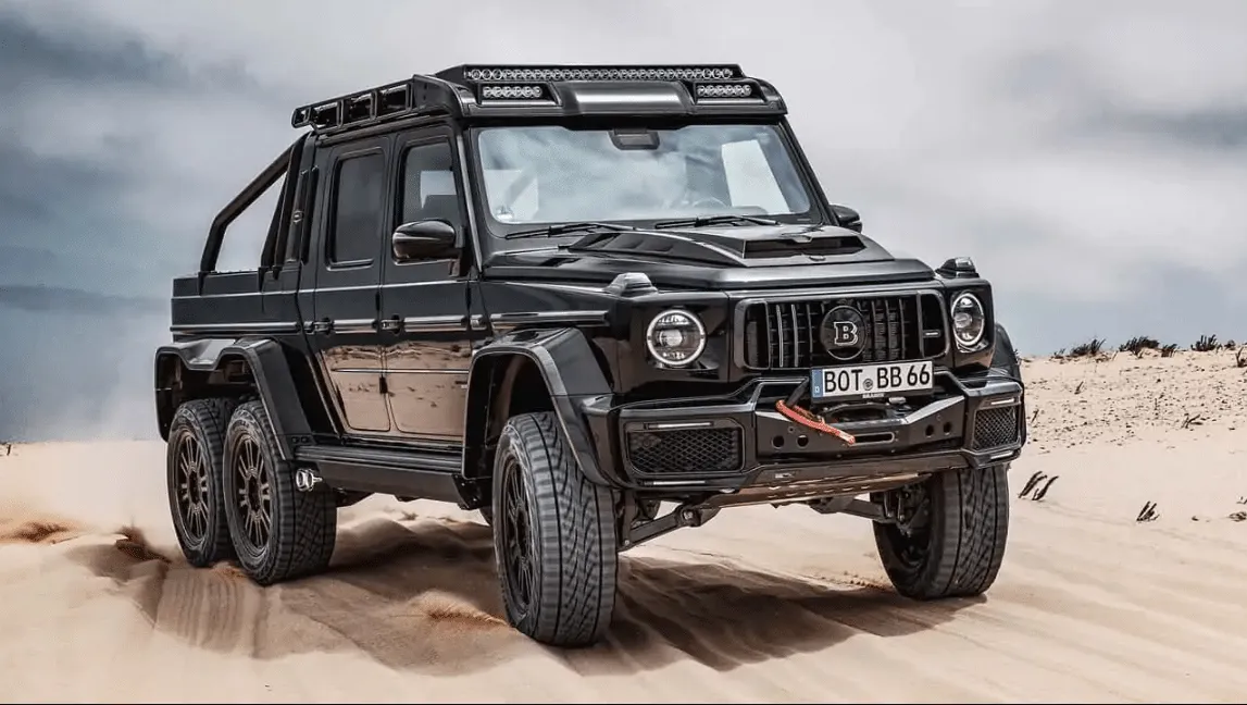 brabus xlp 6x6 superblack front