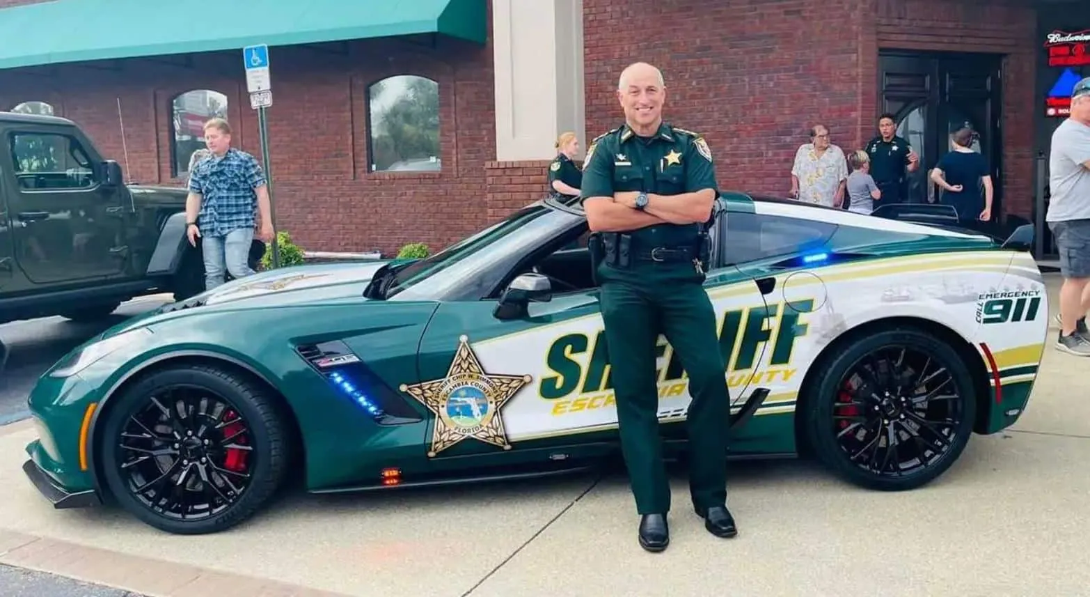 corvette c7 polizia americana