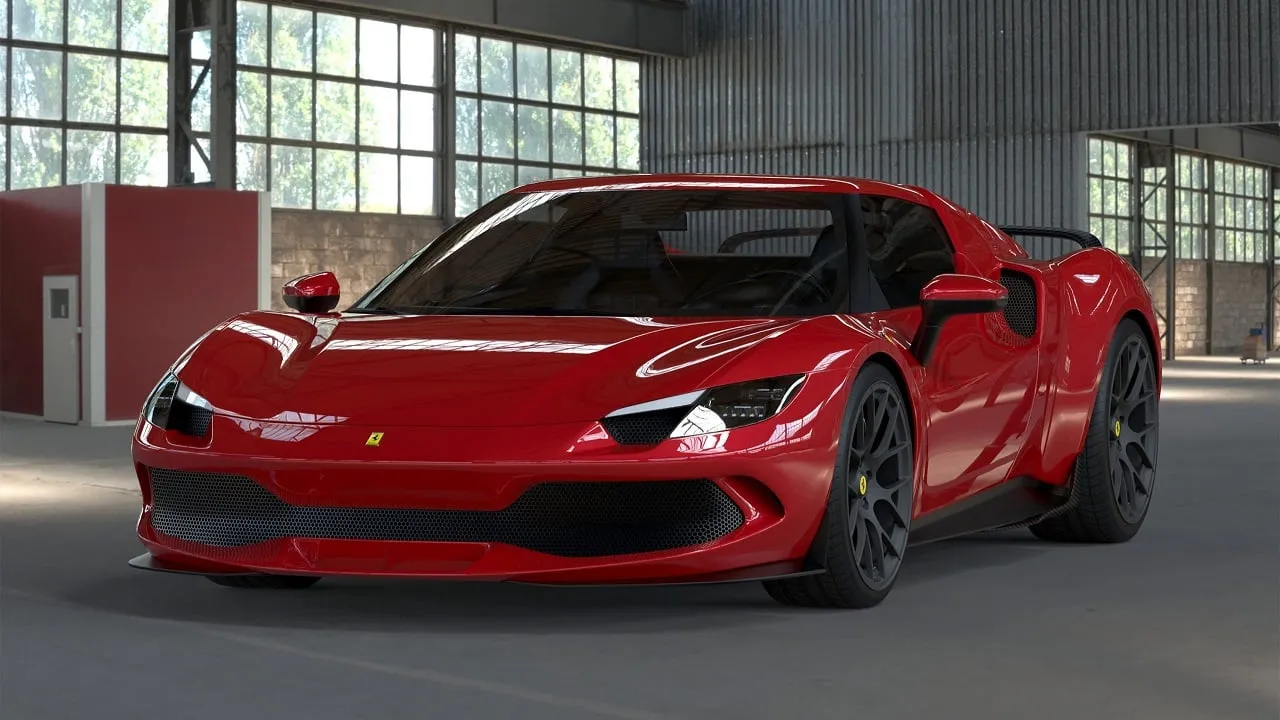 dmc ferrari 296 gtb squalo rossa