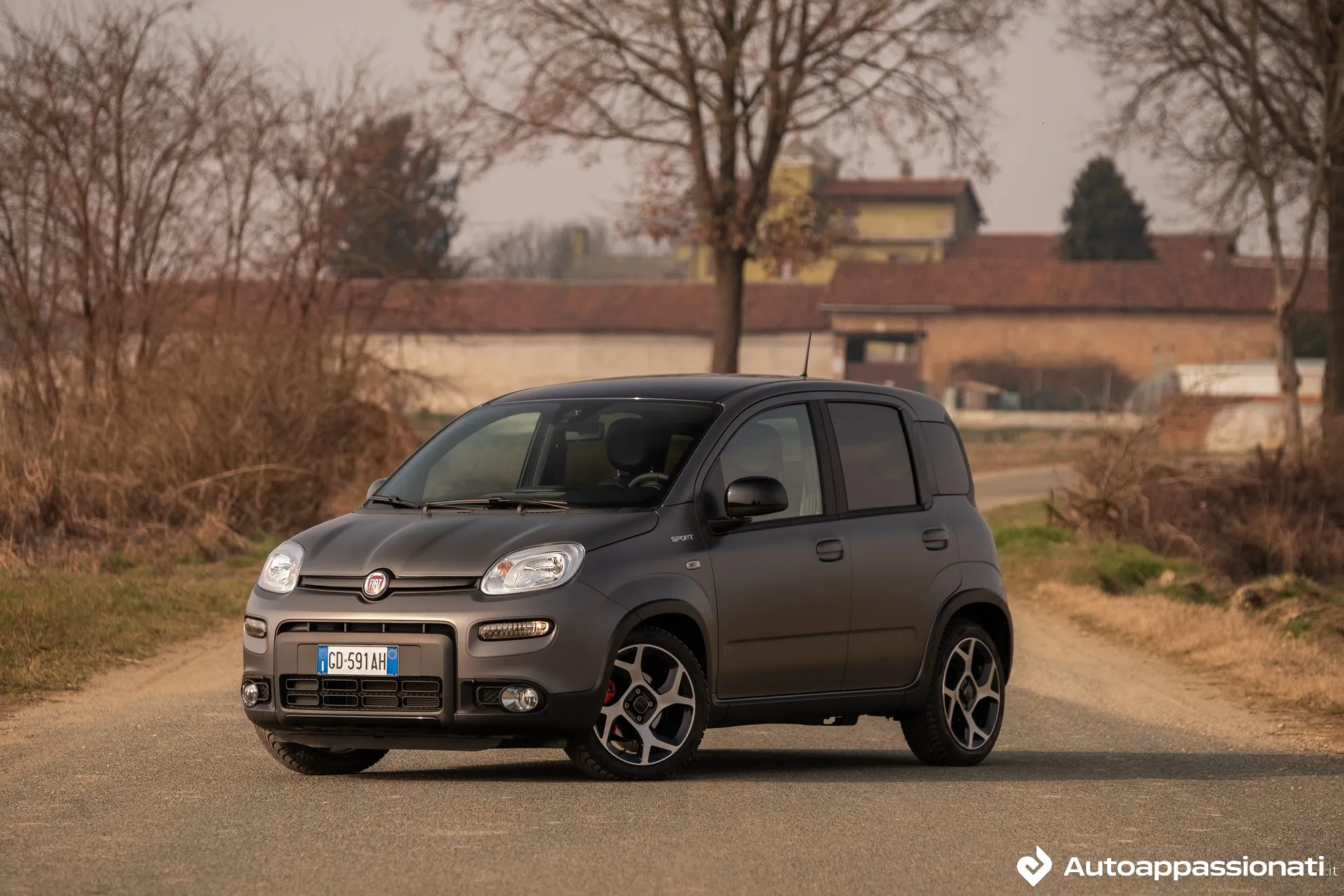 fiat panda sport 2021 grigio opaco