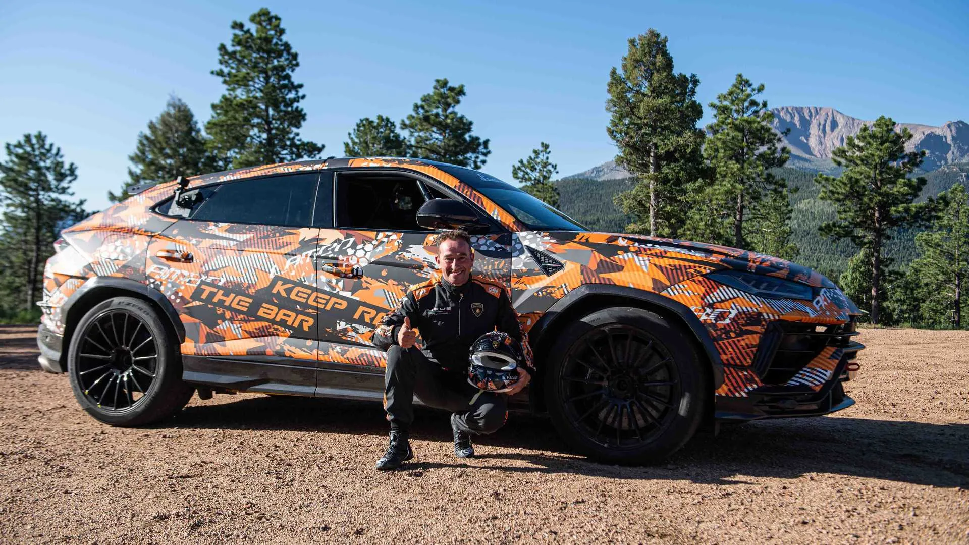 foto lamborghini urus pikes peak record 20