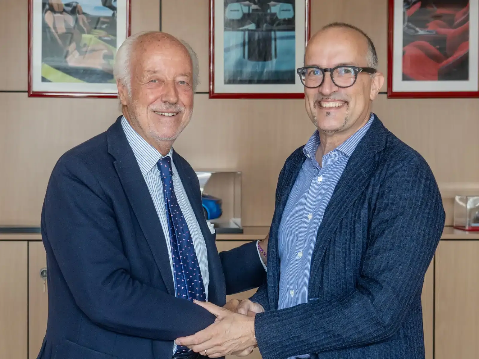 giorgio marsiaj presidente sabelt spa e antonio casu ceo italdesign