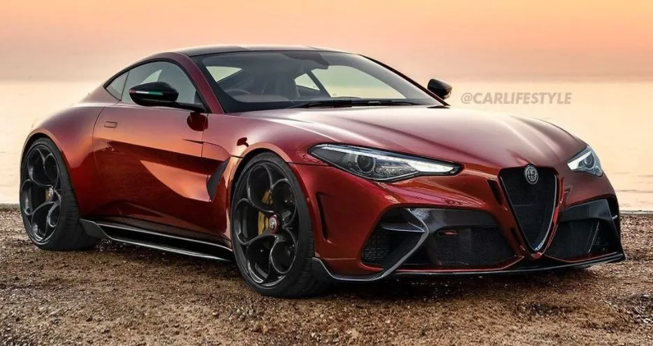 giulia gtam coupe render