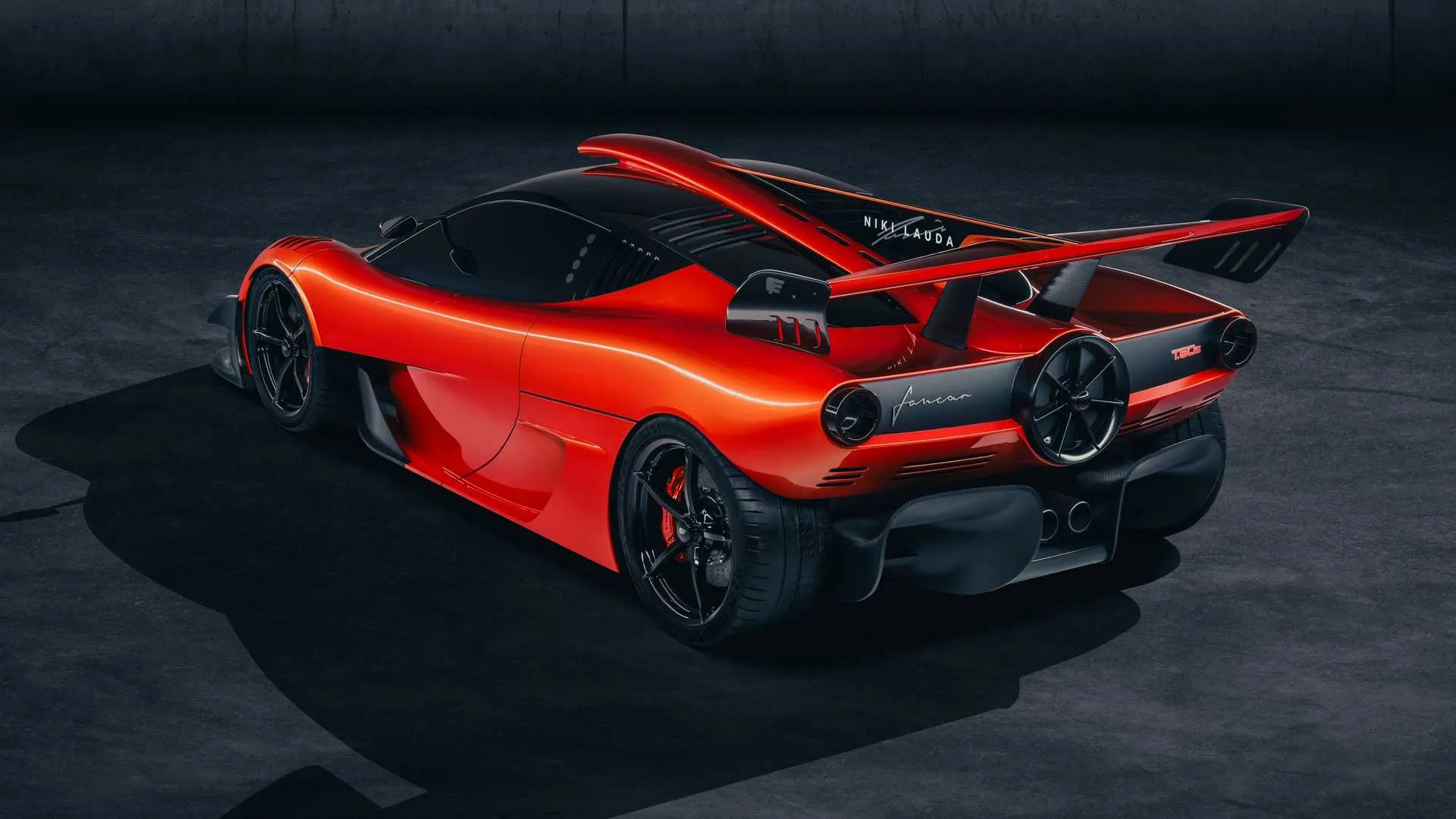 gordon murray automotive t50s niki lauda rear three quarters high