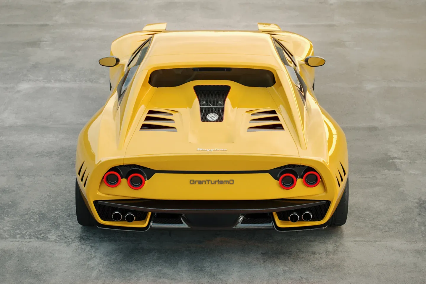 granturismo maggiore rear dietro