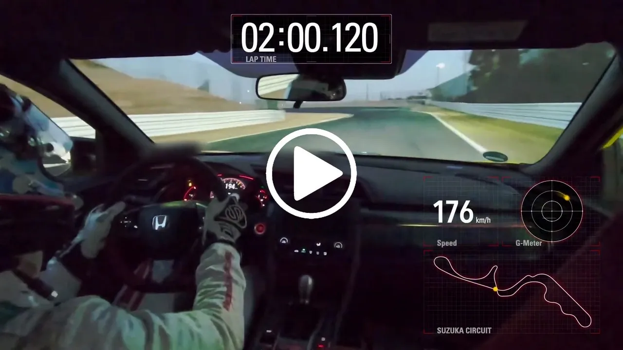 honda civic typer limited edition video