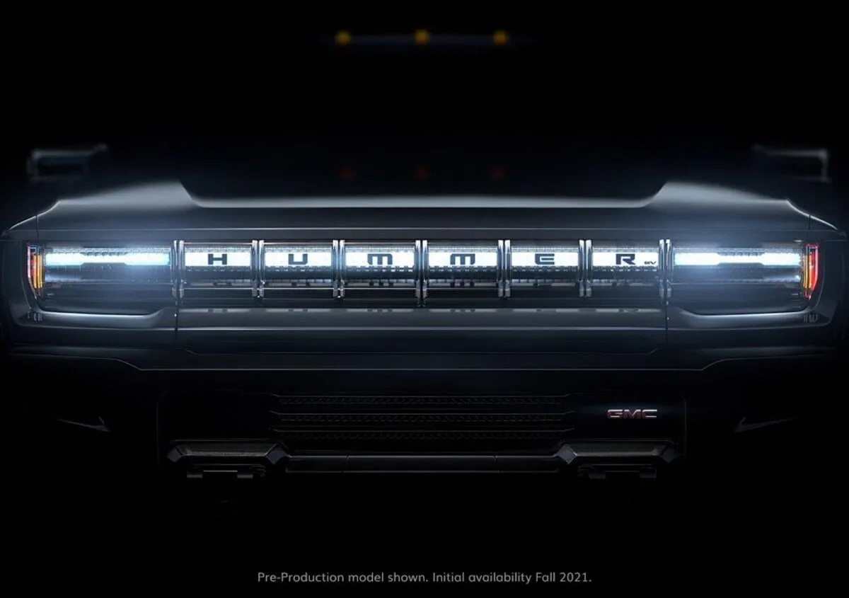 hummer ev teaser