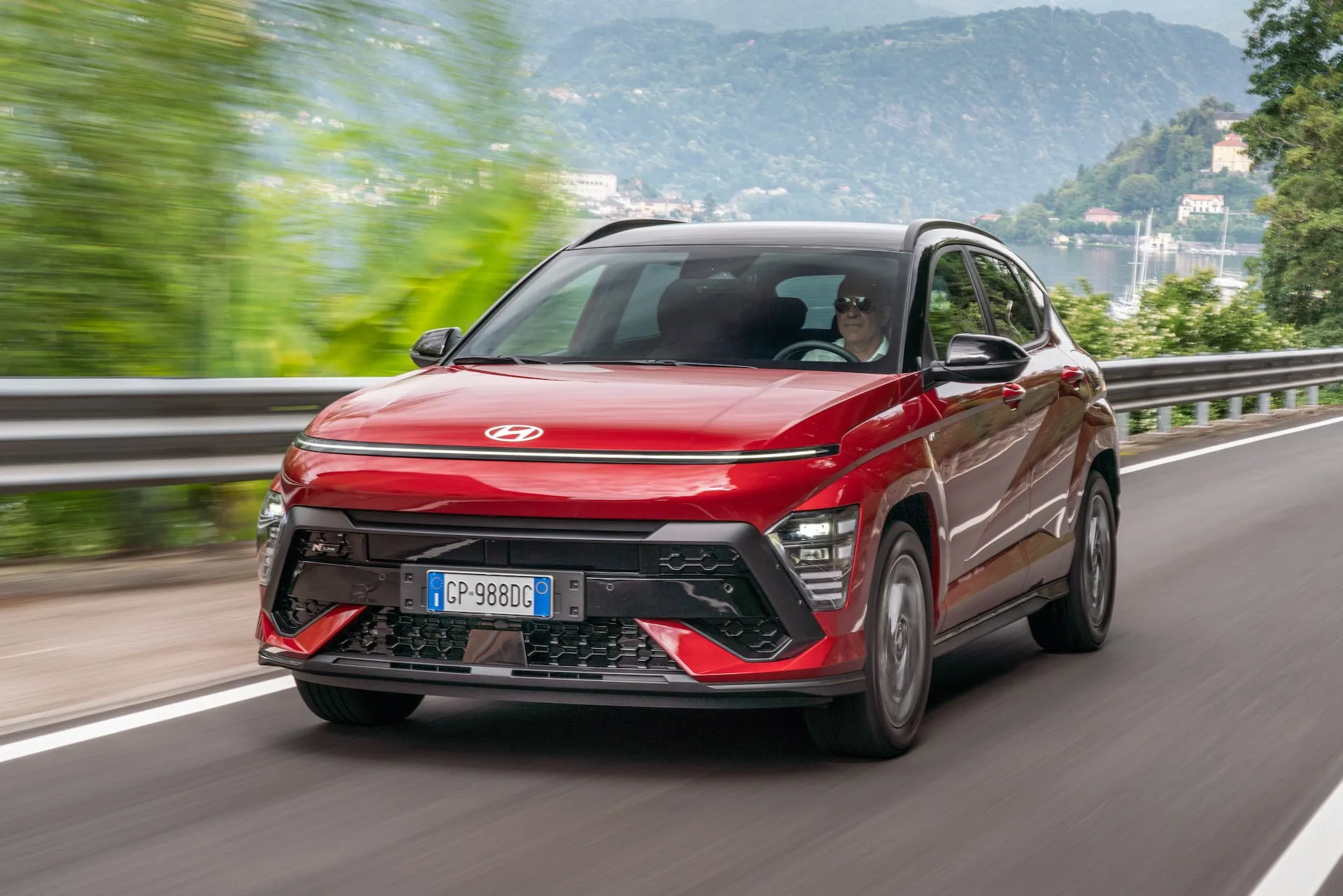 hyundai kona 2023 hybrid frontale dinamica