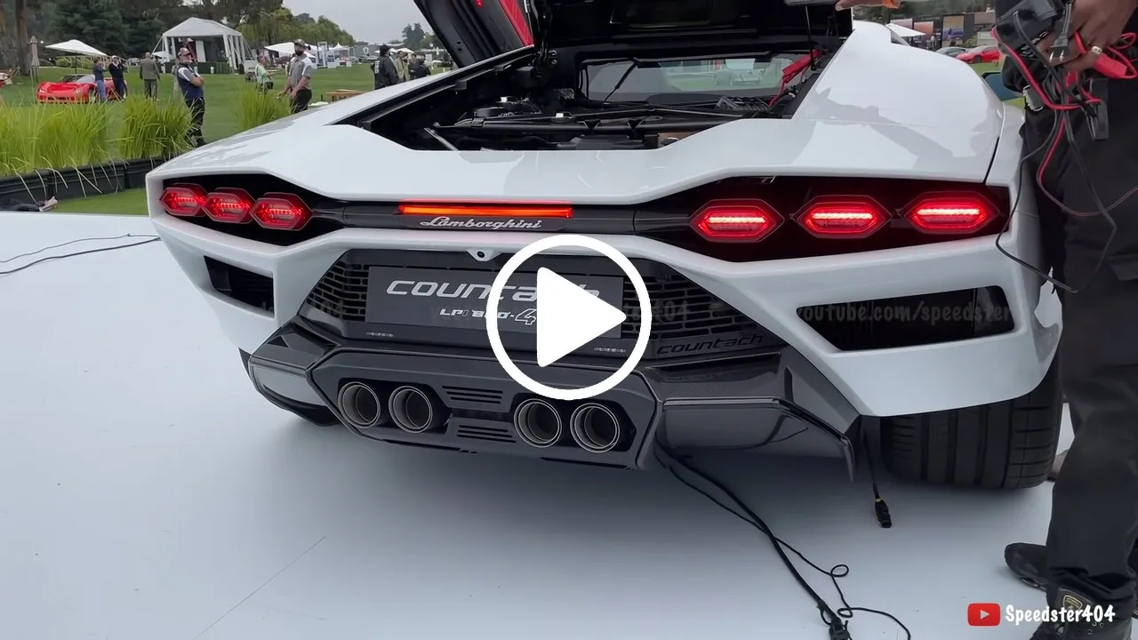 lamborghini countach 2022 sound