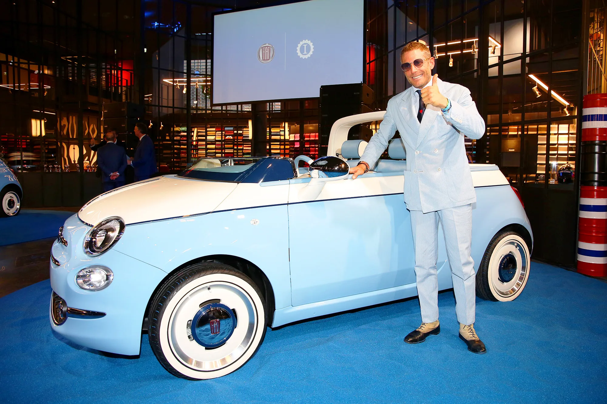 lapo elkann e pininfarina creano 500 spiaggina by garage italia 5