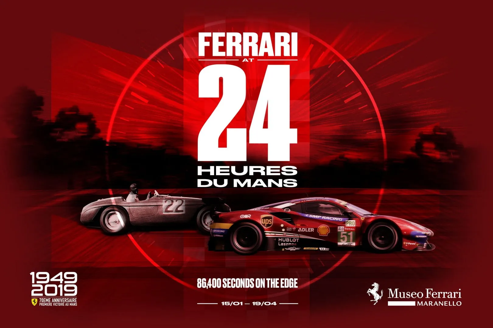 mostra ferrari le mans