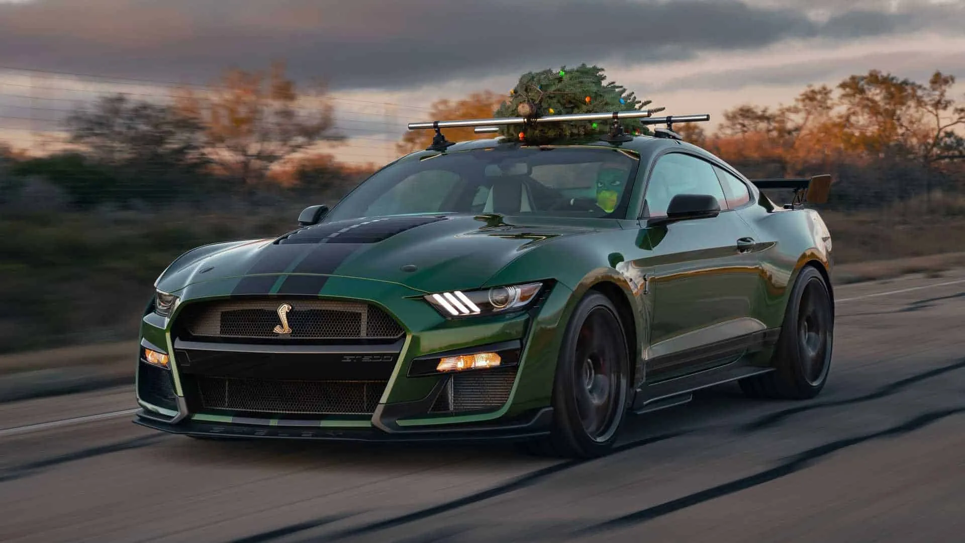 mustang gt500 albero di natale