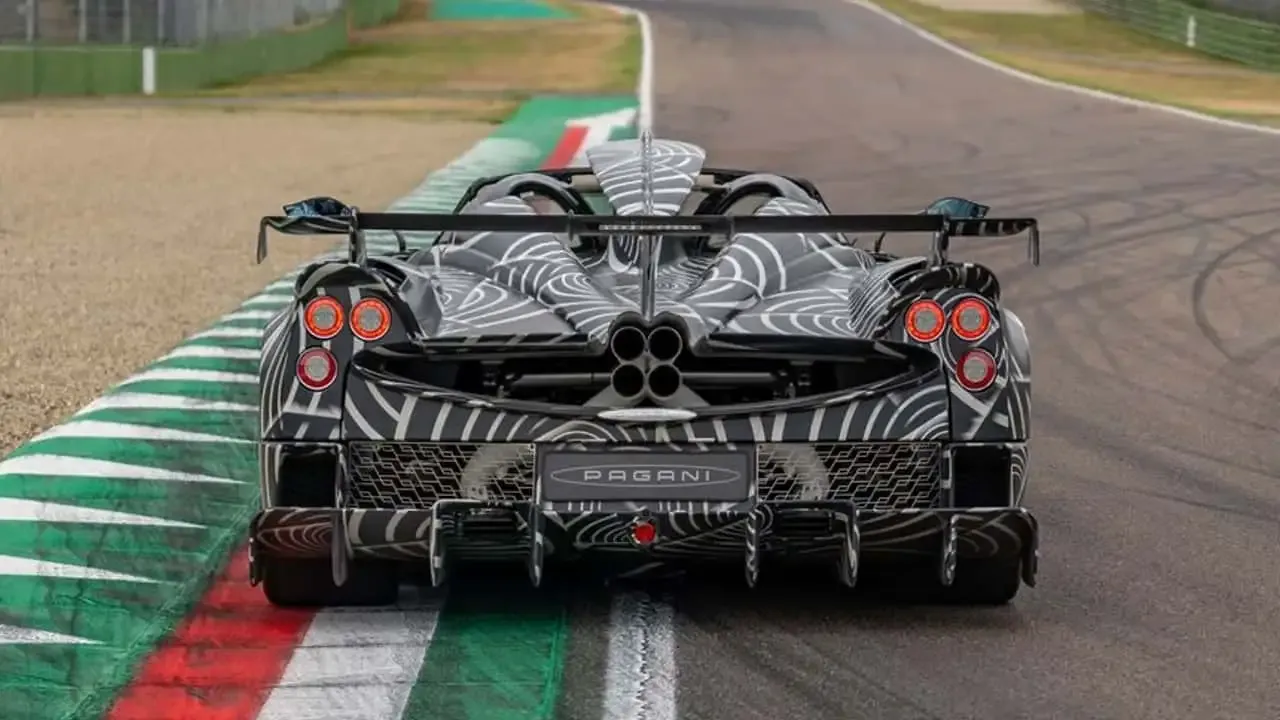 pagani huayra teaser