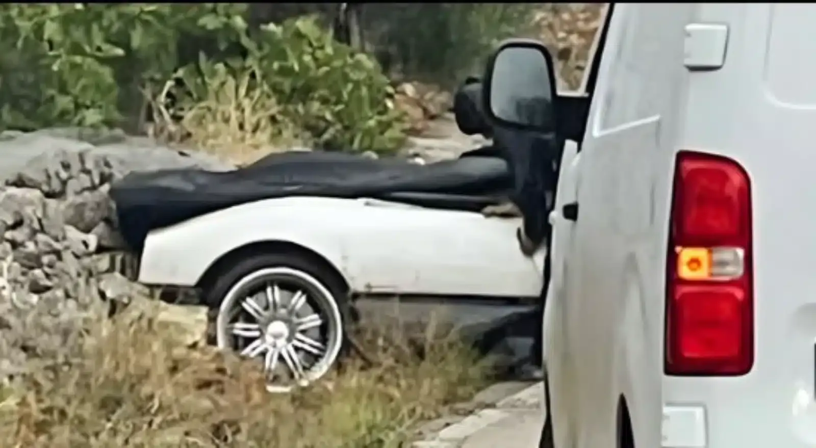 pagani zonda distrutta incidente