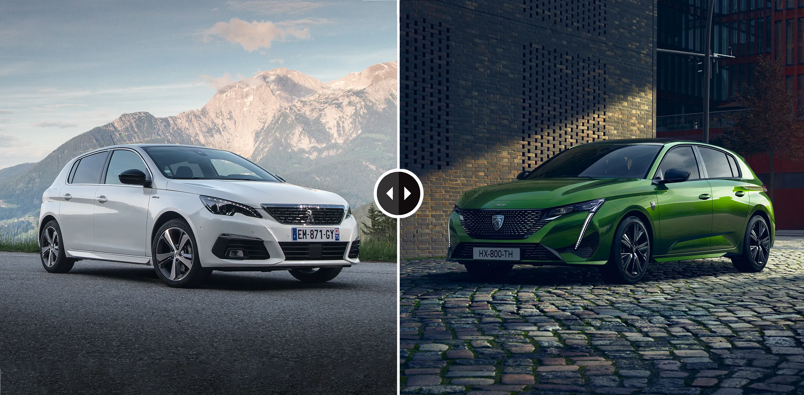 peugeot 308 2021 confronto