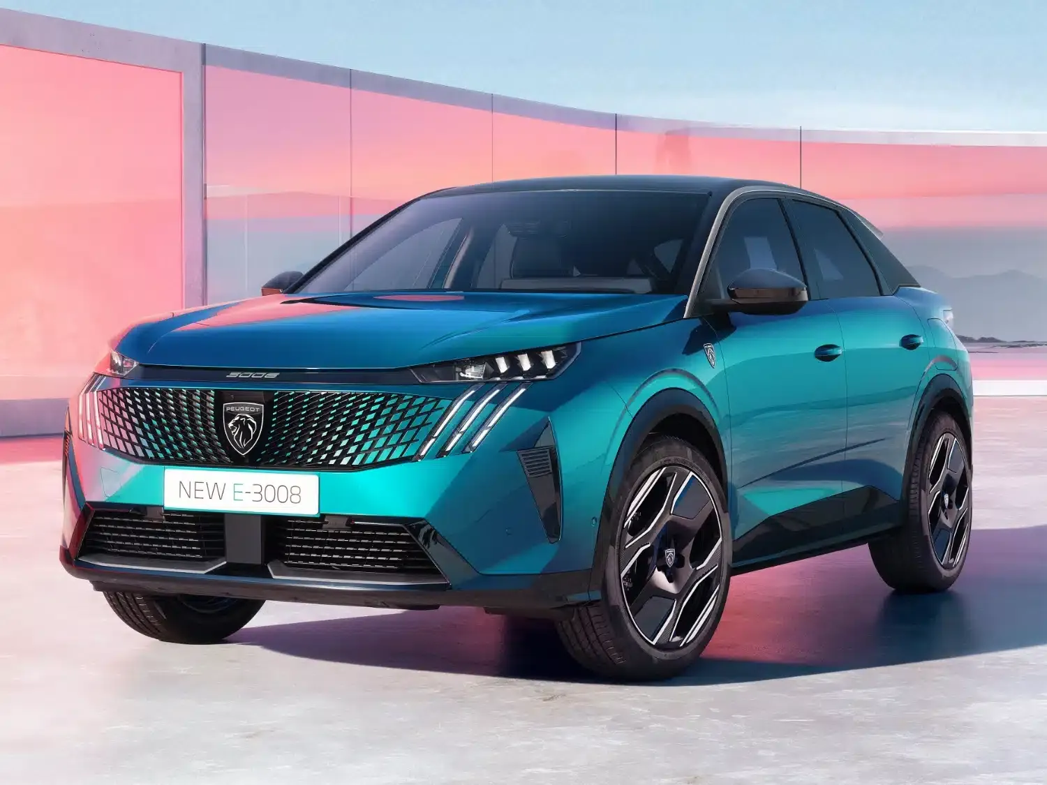 peugeot e 3008 front view