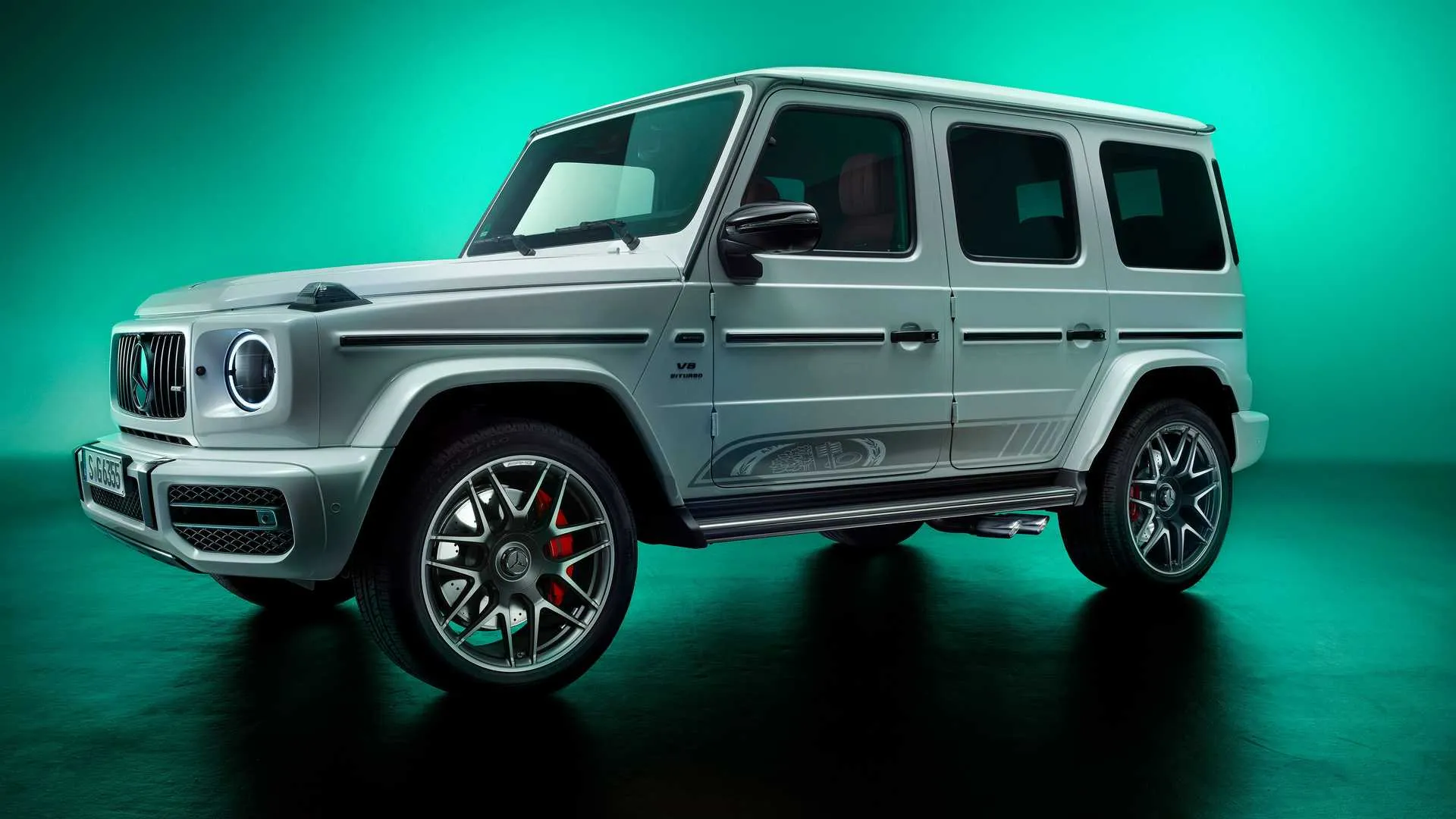 special edition mercedes amg g63 edition 55 side angle