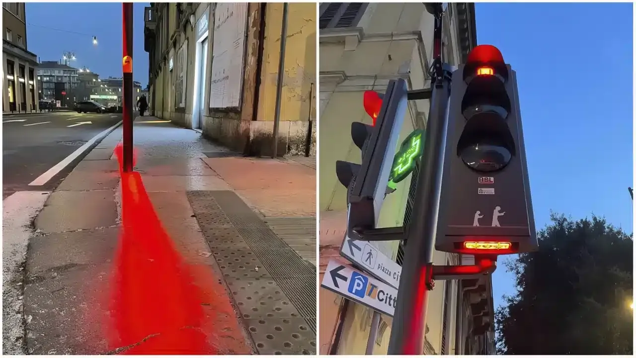 i semafori per chi cammina