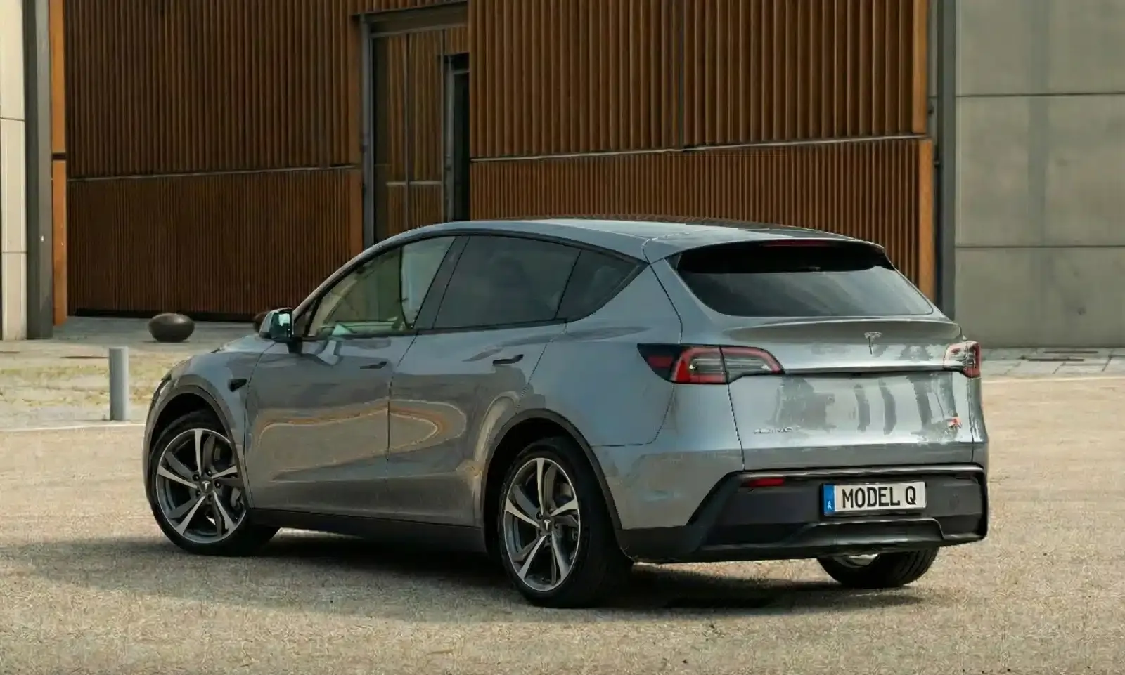 render tesla model q