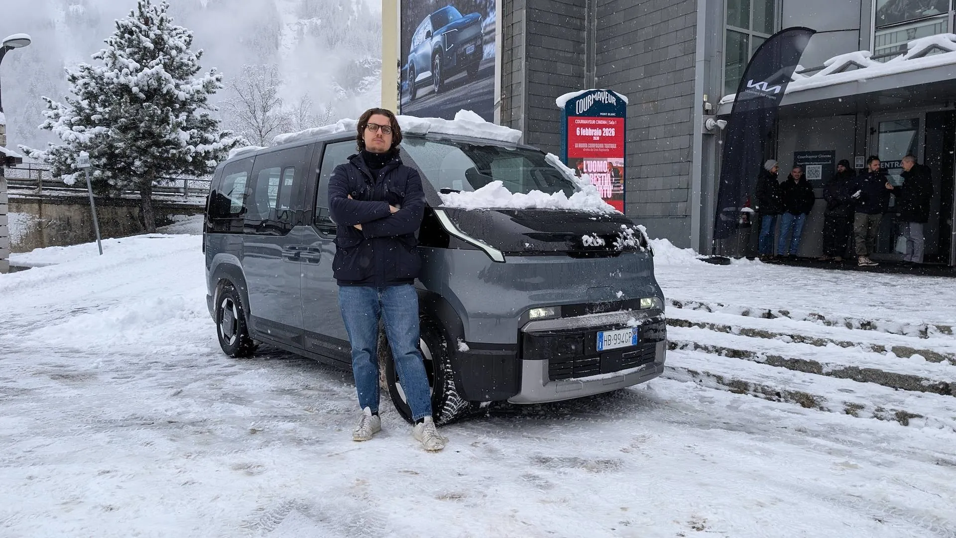 Kia PV5 copertina autoappassionati Courmayeur