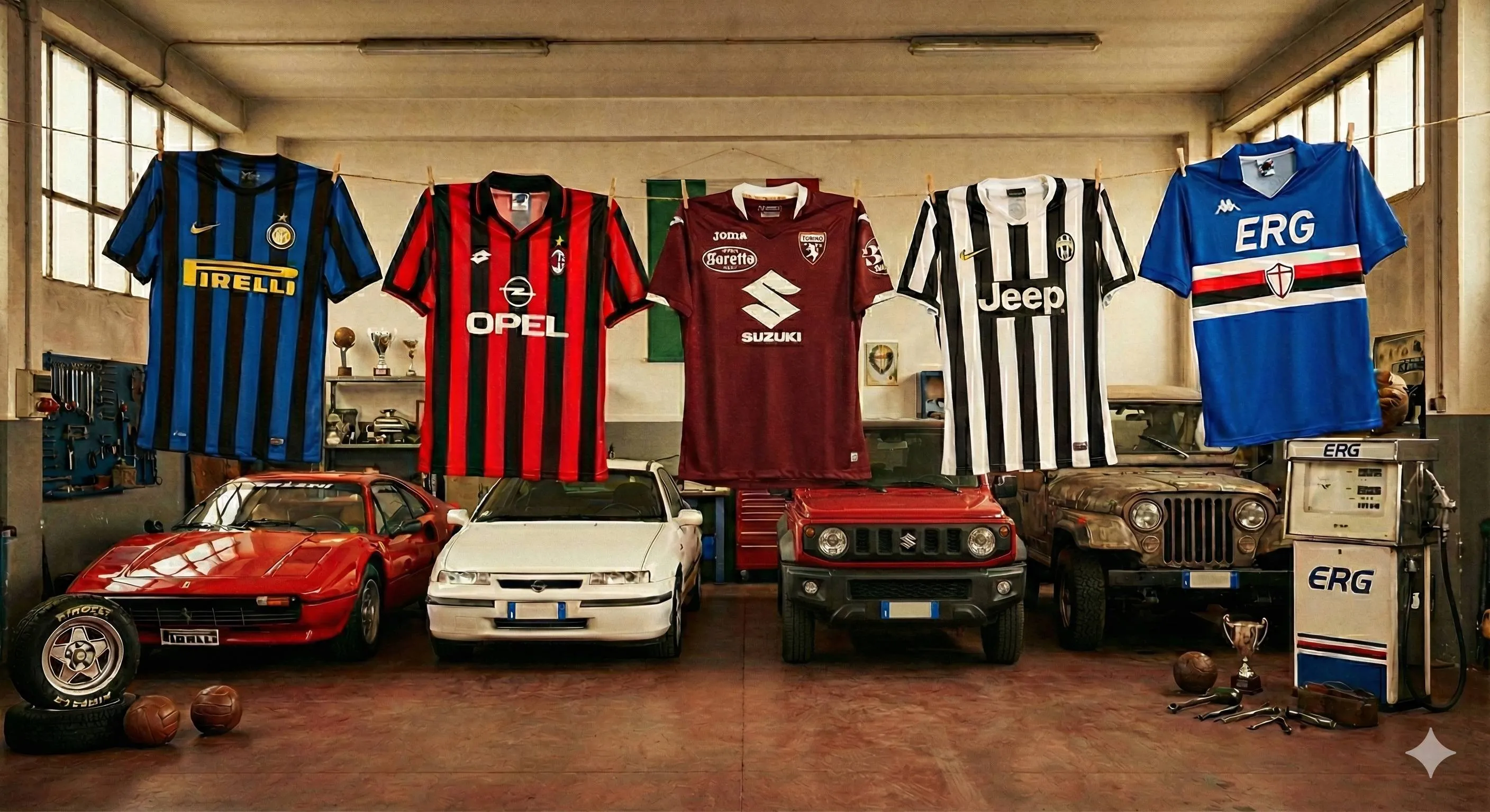Sponsor auto calcio serie a