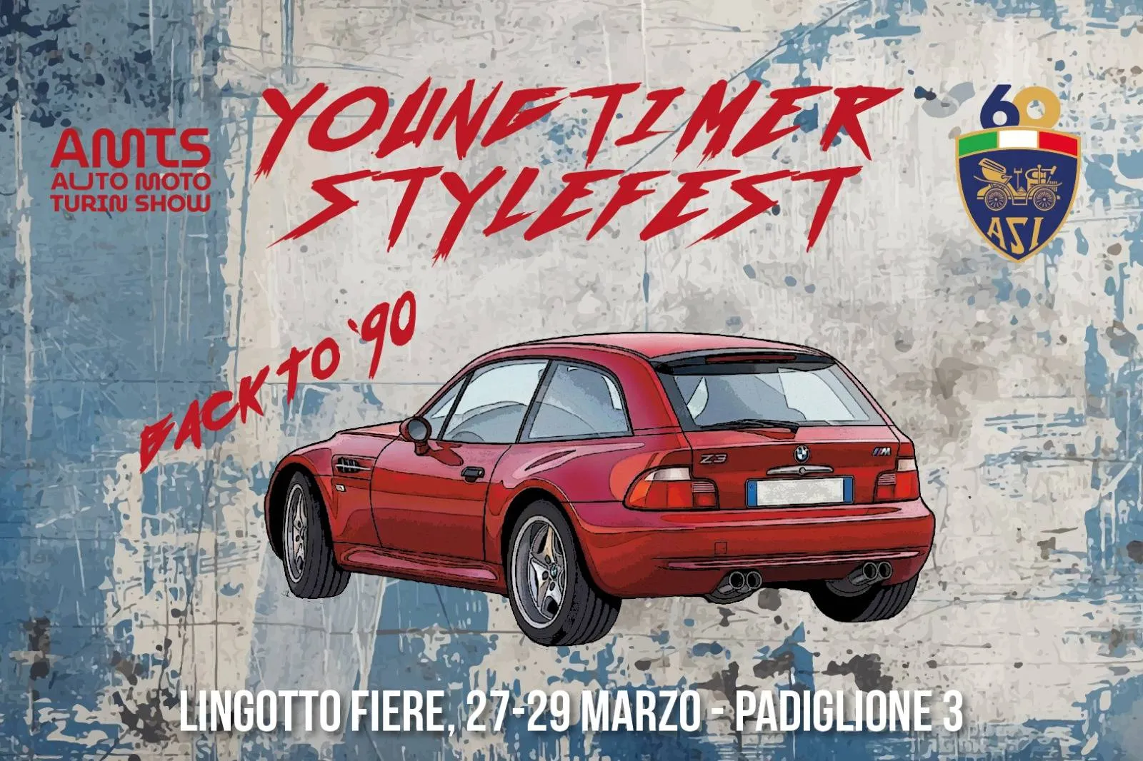 ASI Youngtimer BMW Z3 M Coupé di colore rosso