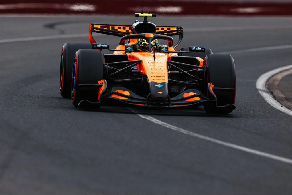 La MCL40 di Lando Norris al gran premio d'australia