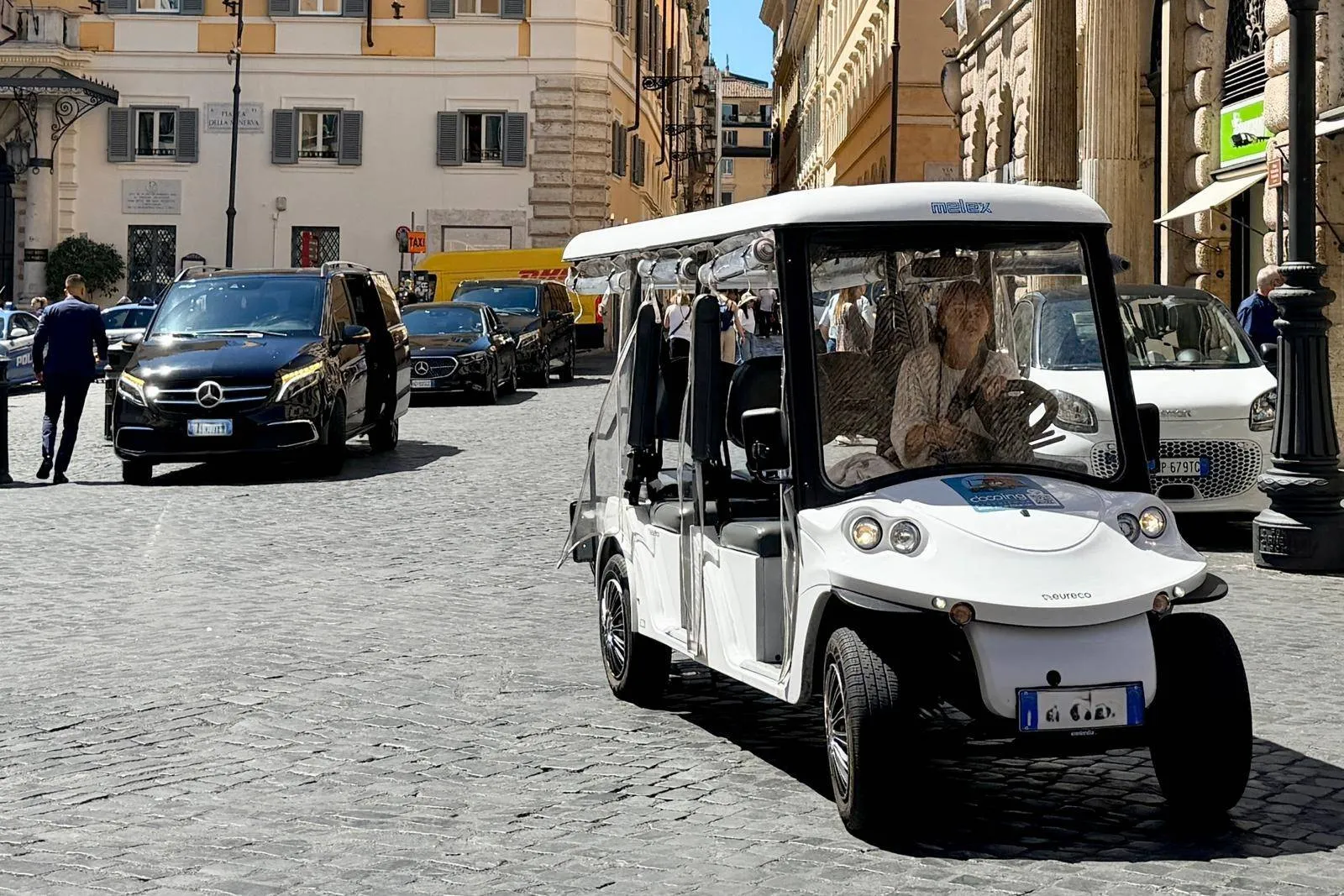 cart e van centro di roma