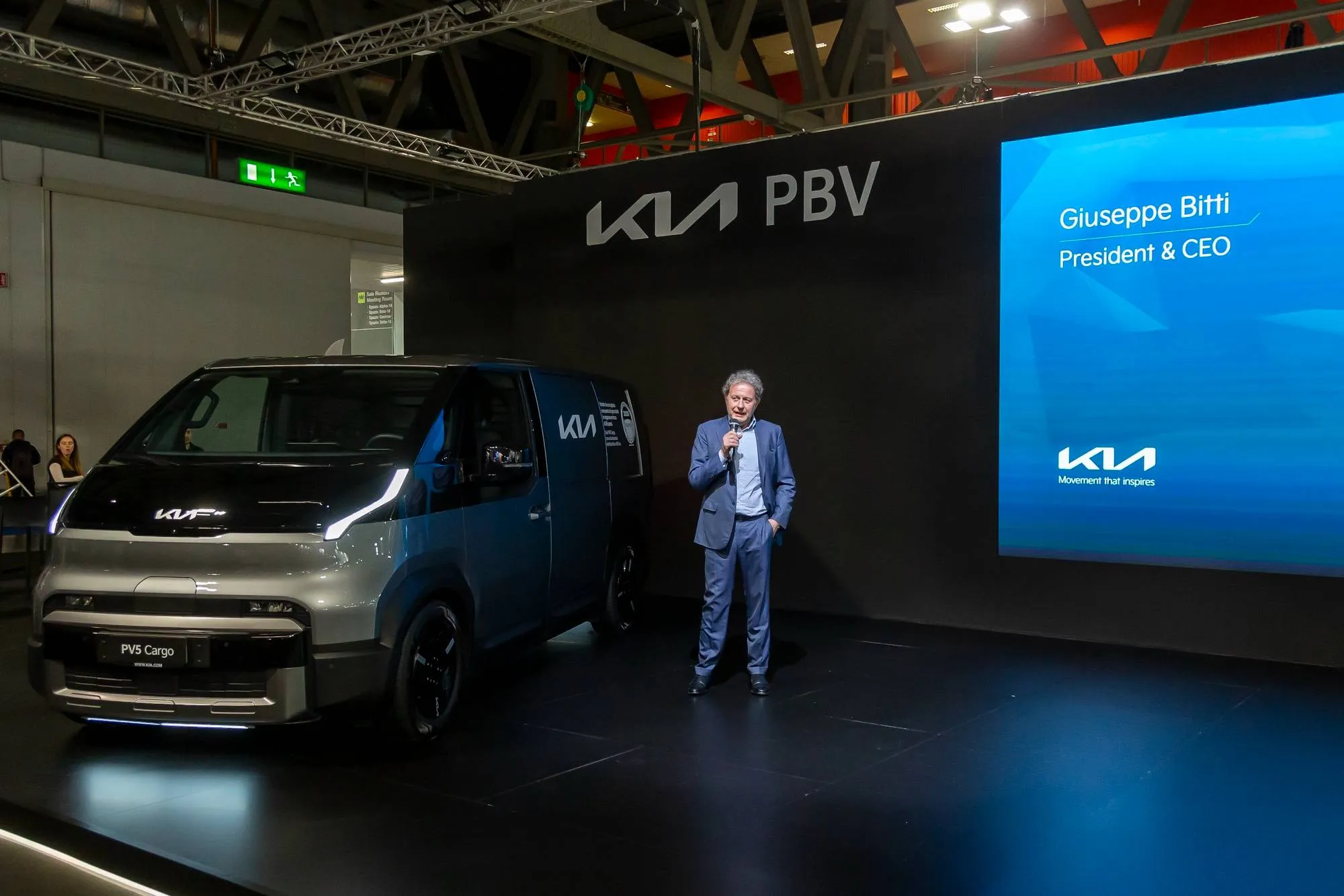 Kia PV5 a Transpotec 2026 2
