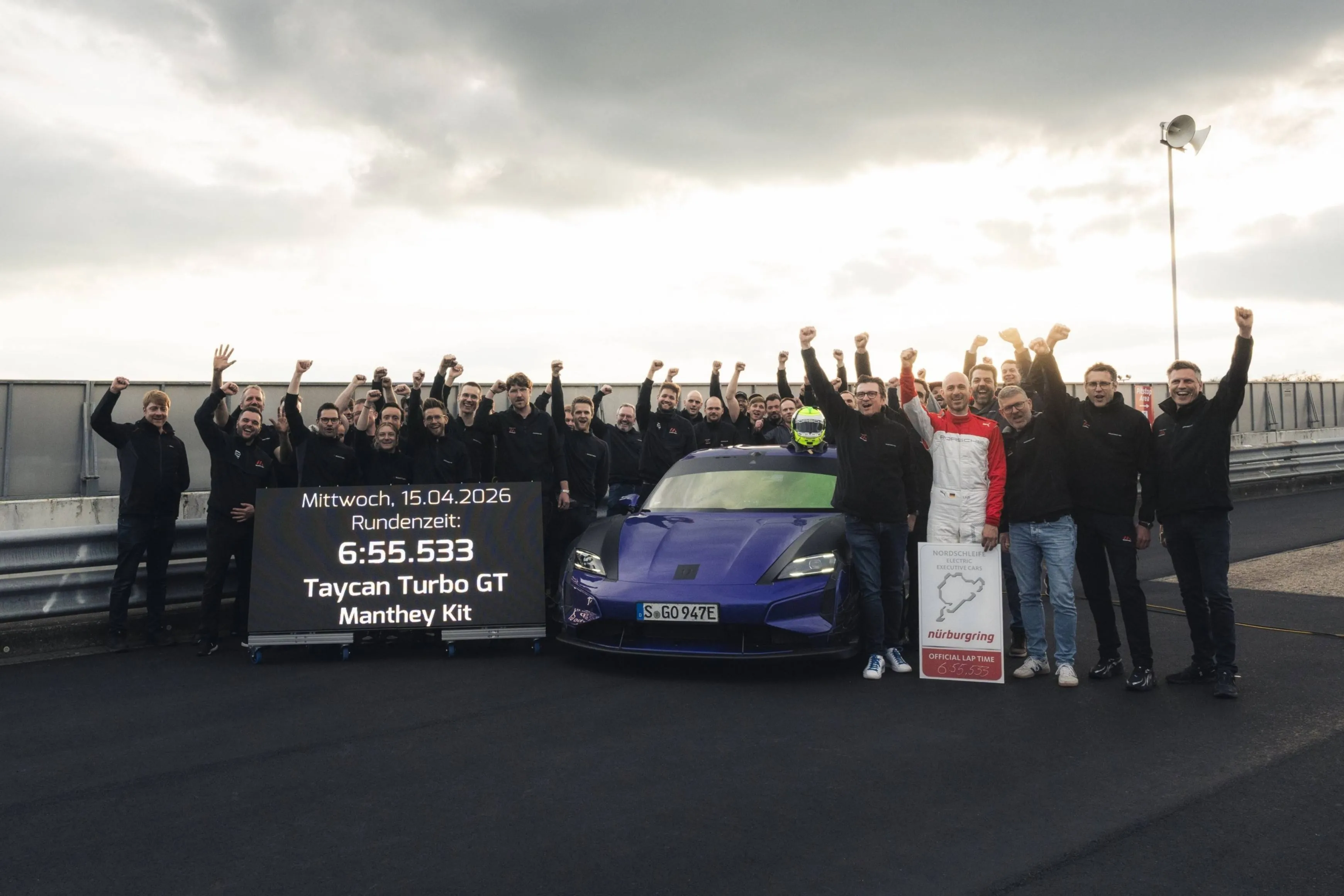 Porsche Taycan Manthey Racing Nurburgring record