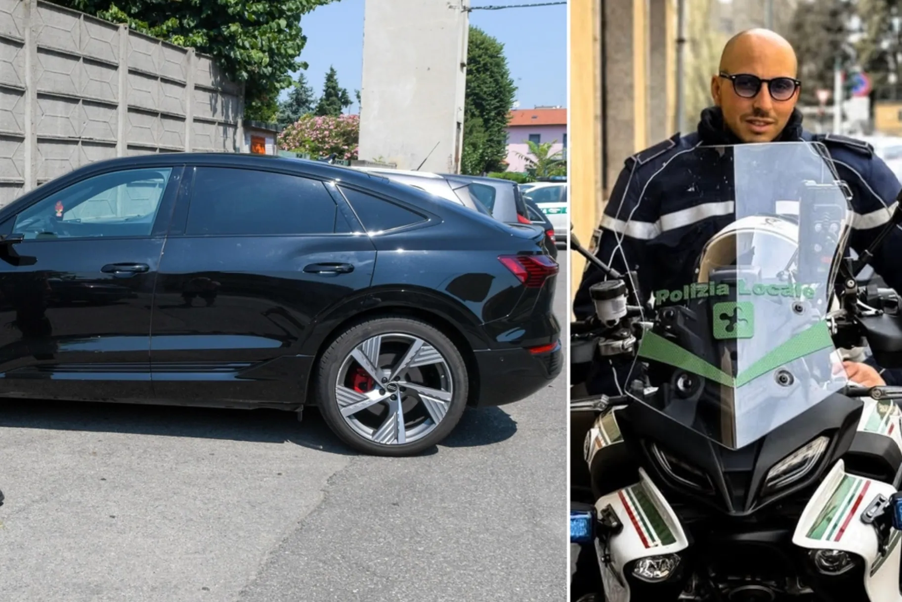 incidente moto apprezzabile polizia