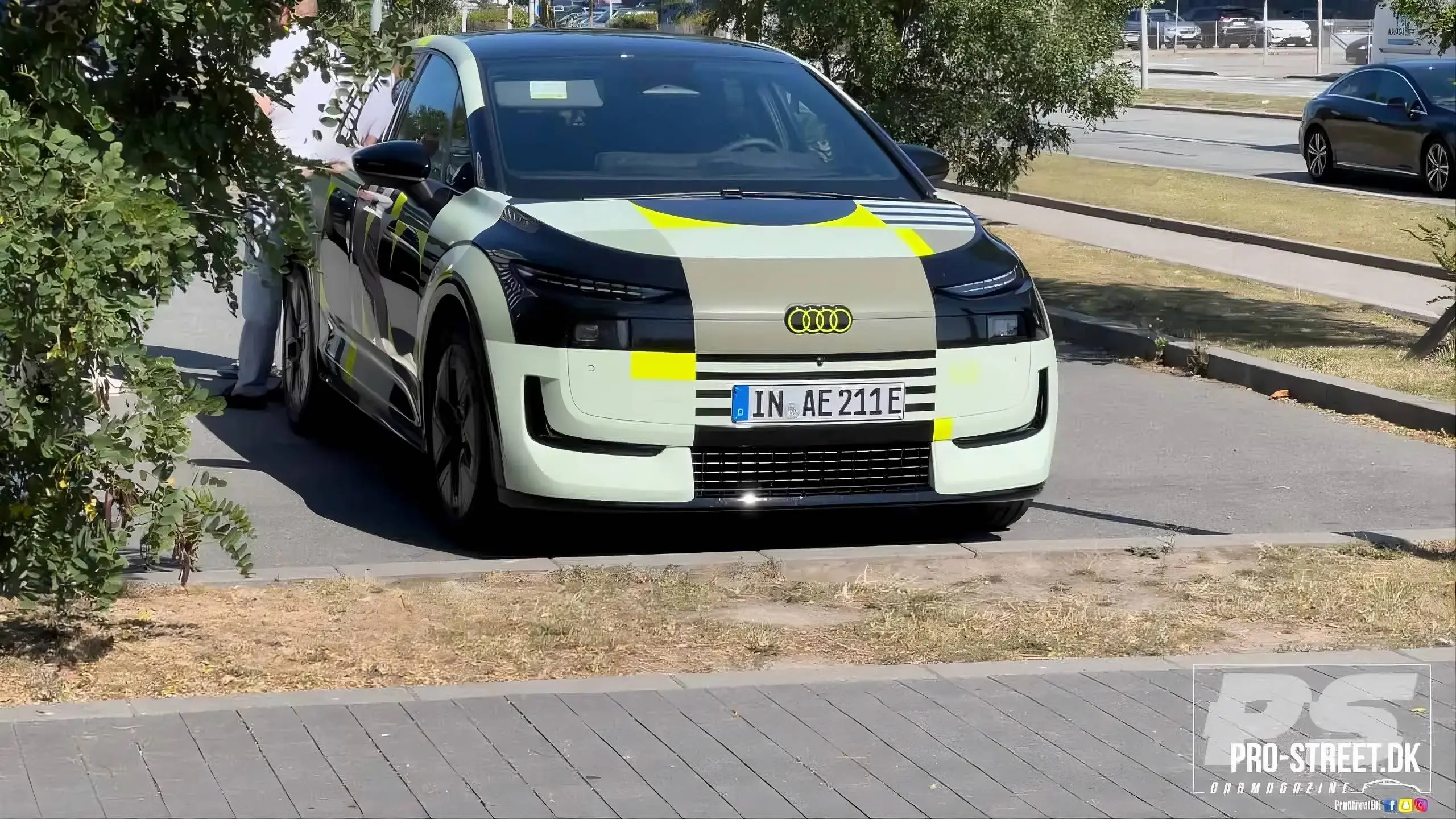 Nell'immagine si vede la nuova Audi A2