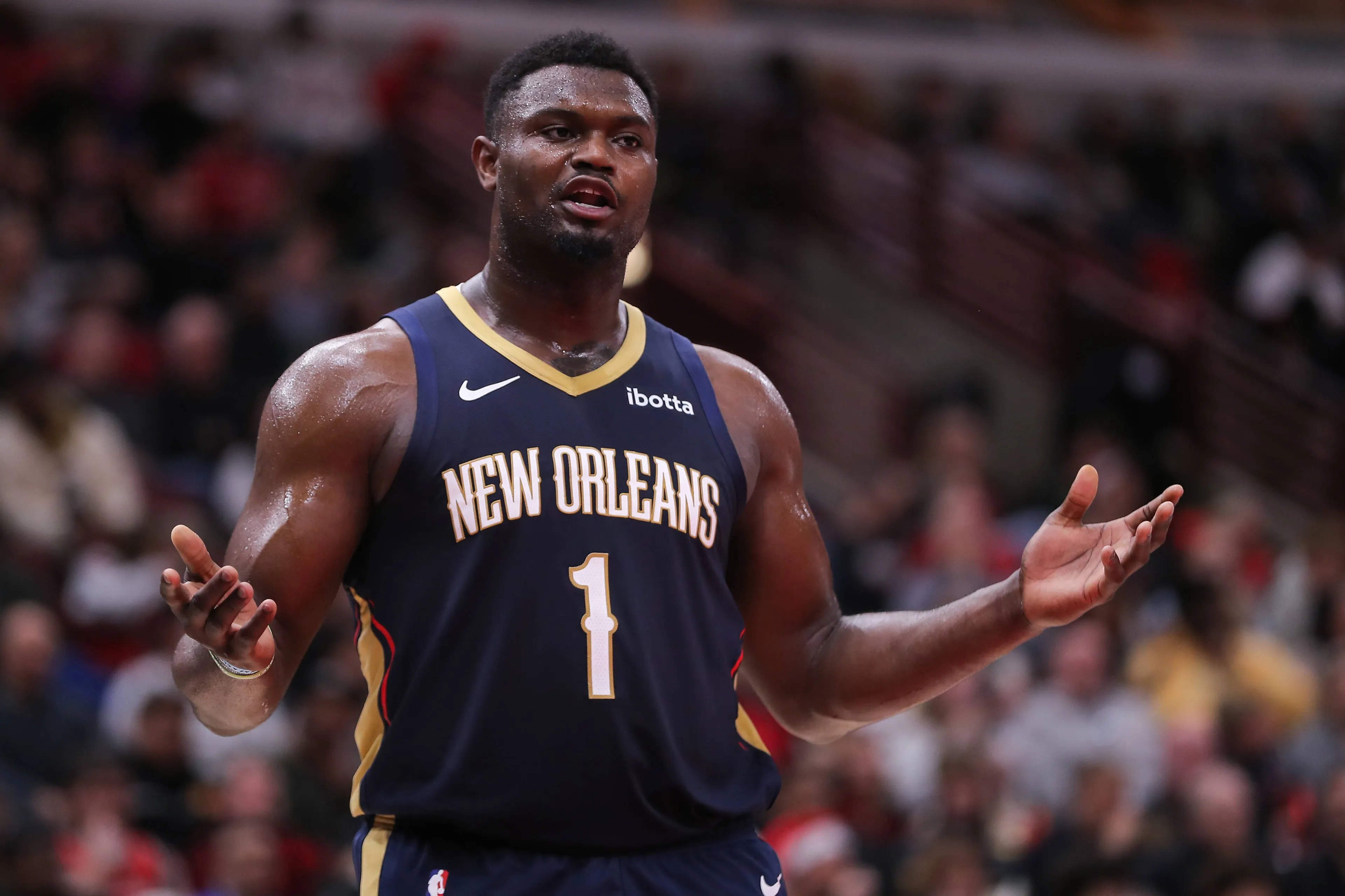 La lesión de Zion Williamson: El jugador de los Pelicans debió retirarse del encuentro contra Lakers