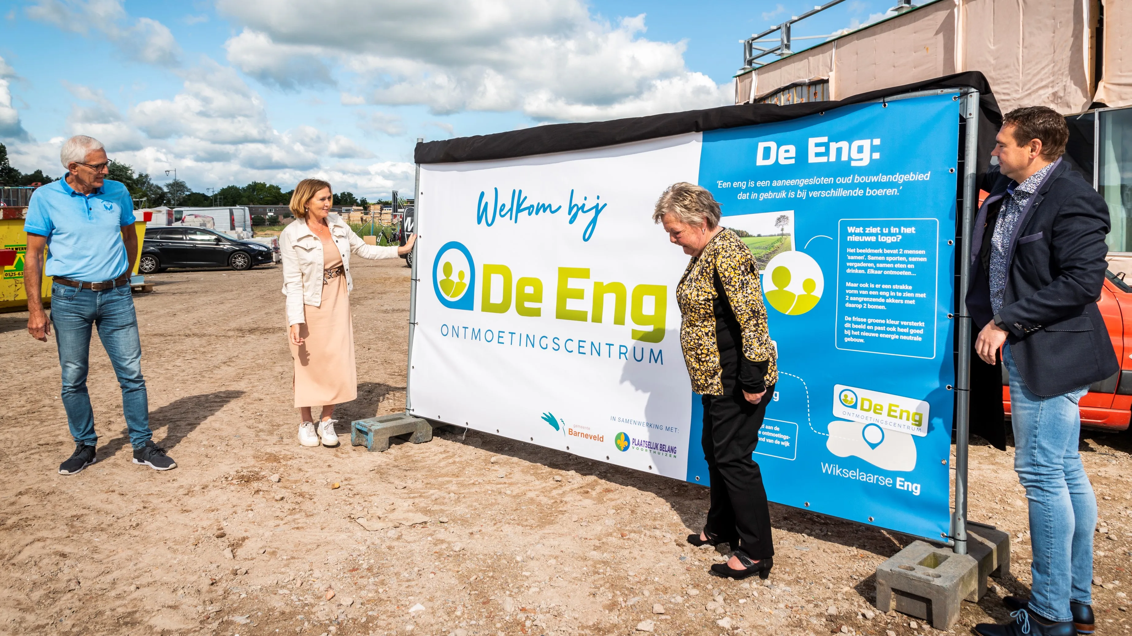 gemeente barneveld onthulling naam nieuw dorpshuis met sporthal