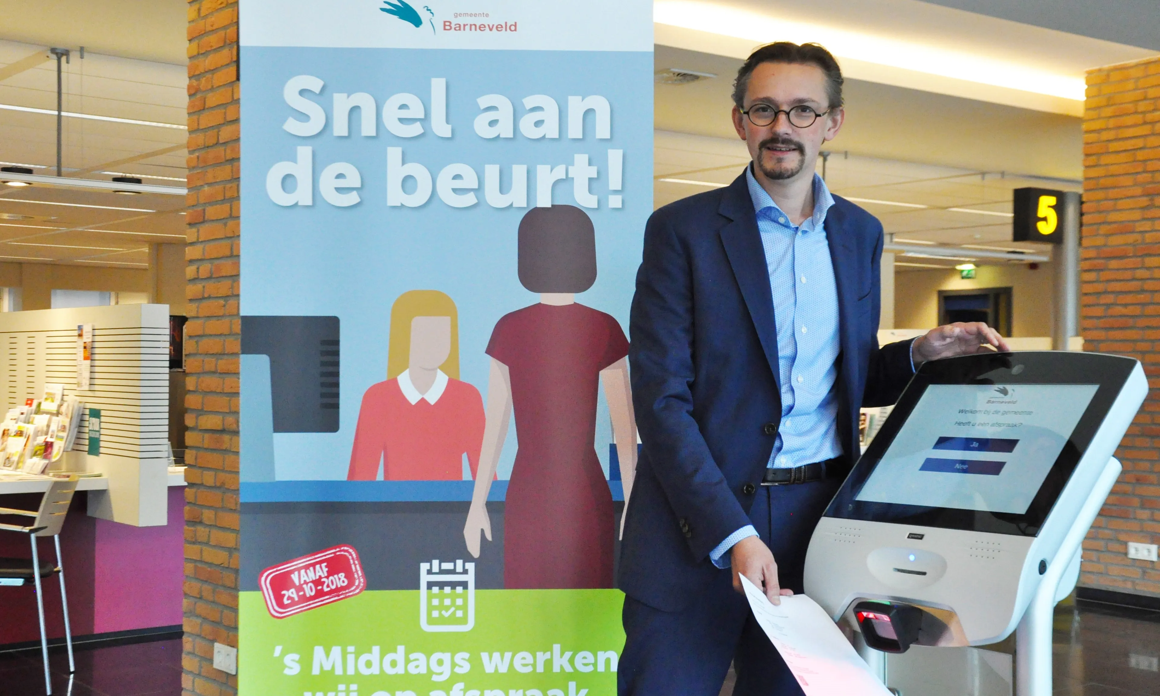 werken op afspraak van start wethouder van de burgwal