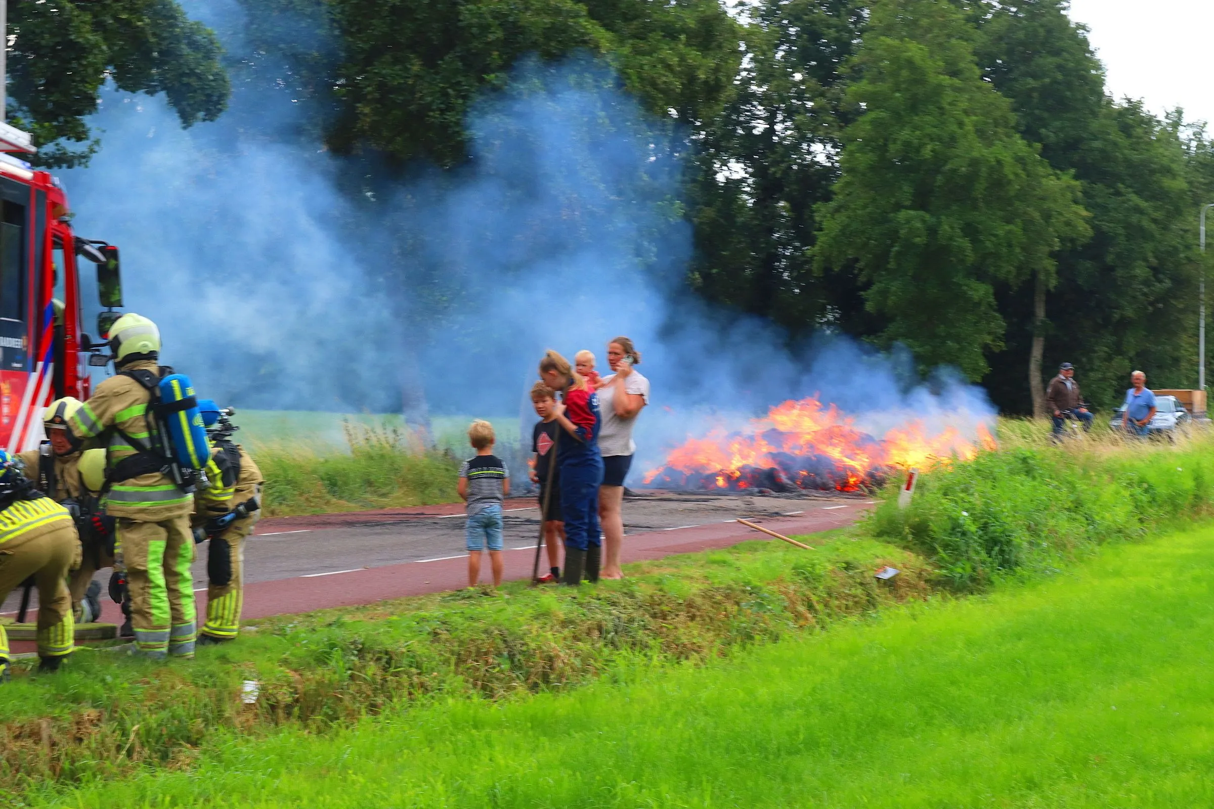 brand aanhanger postweg