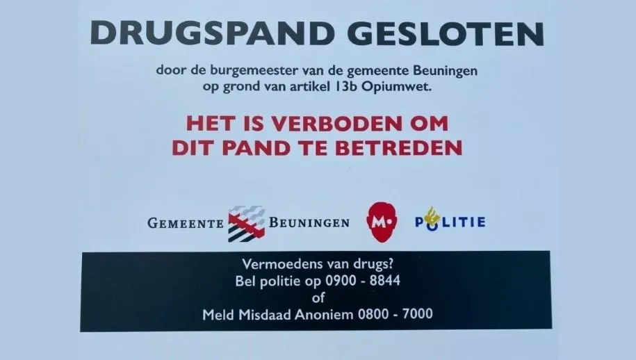 drugspand gesloten 2