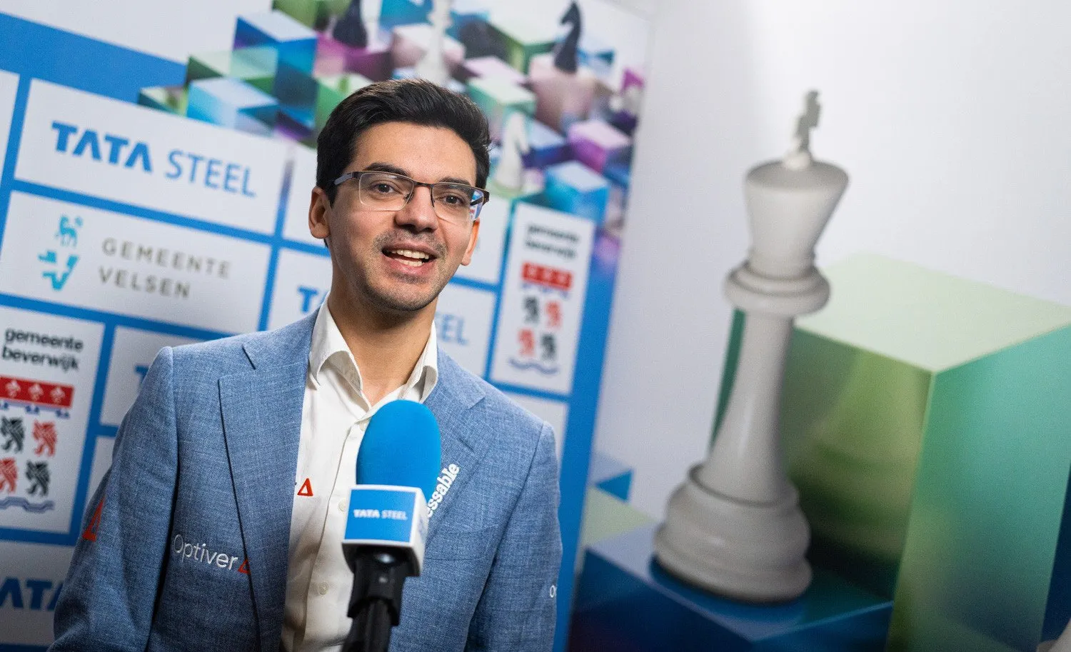 winnaar tata steel chess tournament 2023 anish giri foto lennart ootes