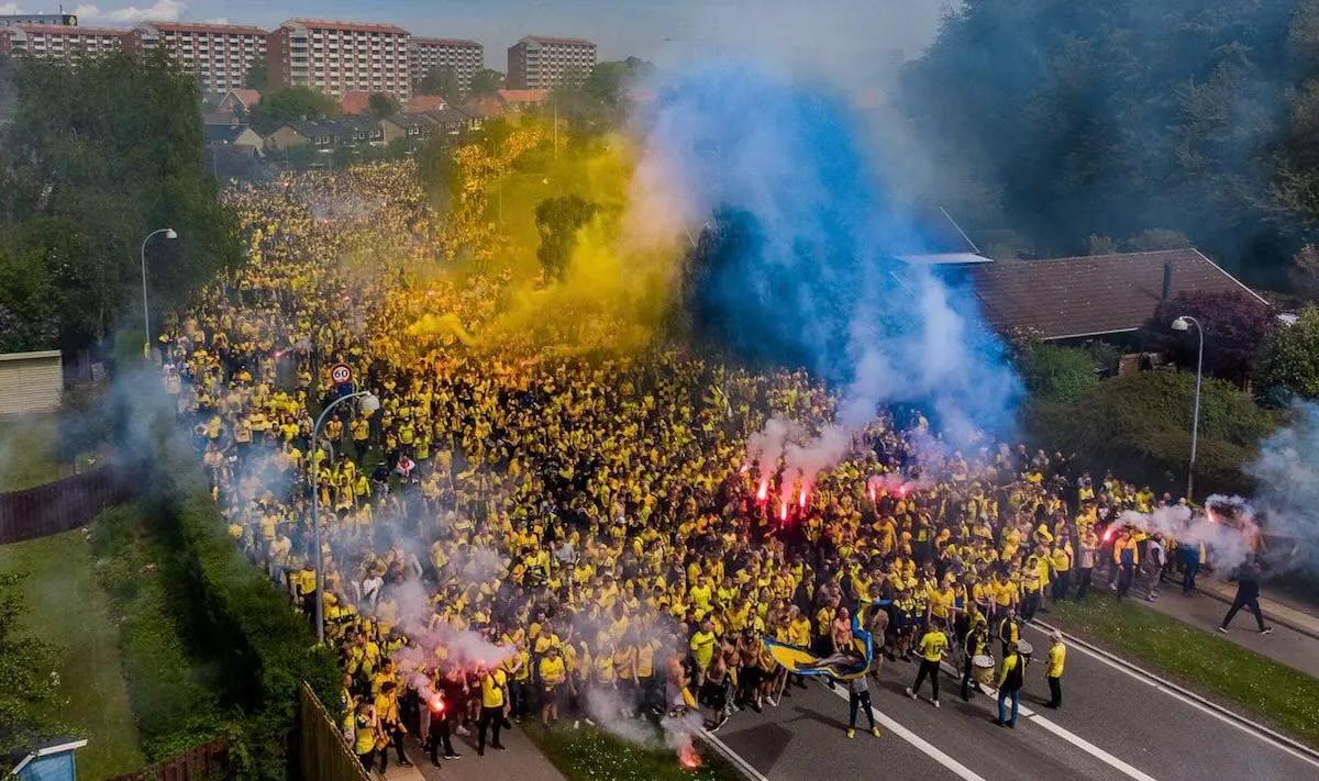 sydensiden march broendby stadion mesterskab