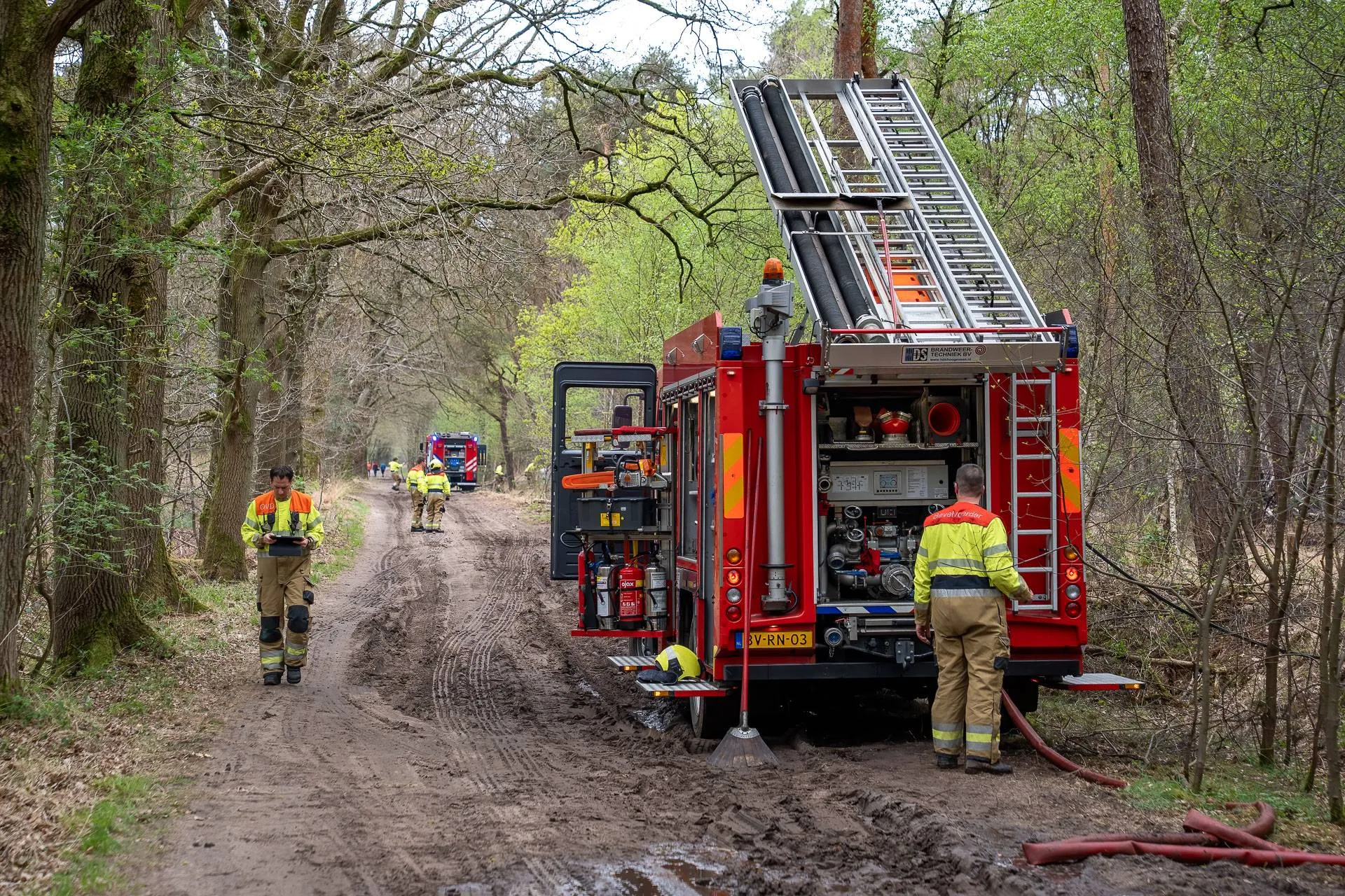 Opnieuw natuurbrand in Loonse en Drunense Duinen