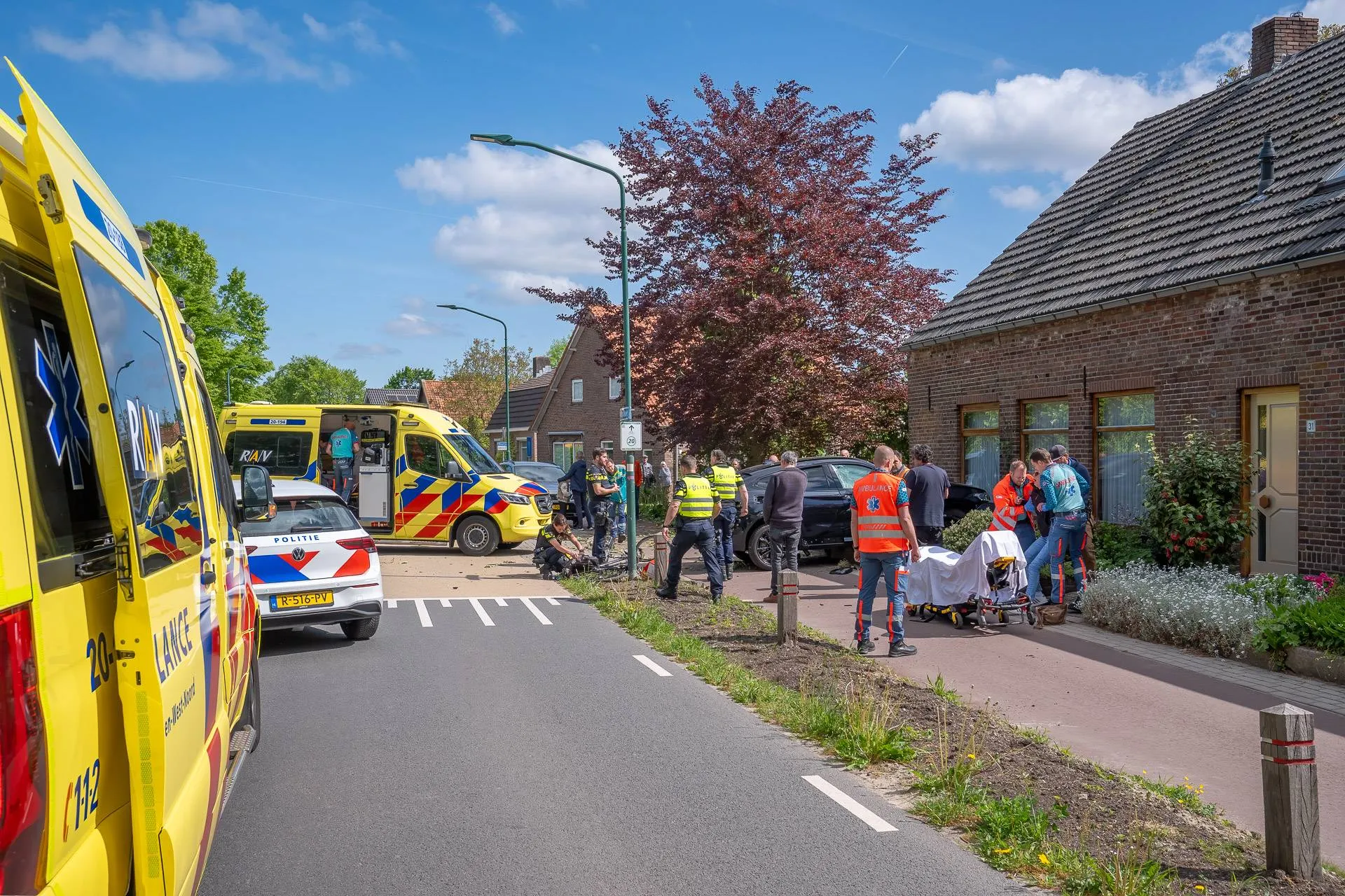 Twee gewonden bij bizar ongeval in Kaatsheuvel